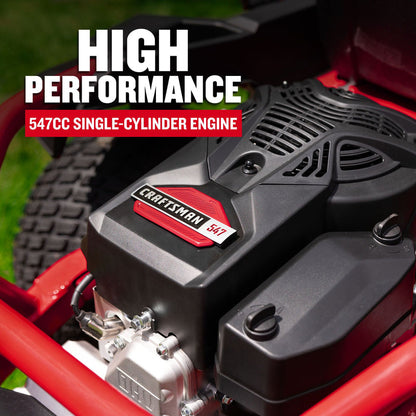 CRAFTSMAN Z3200 | 42in 547cc Gas Zero-Turn Riding Lawn Mower | Dual Hydrostatic Transmissions