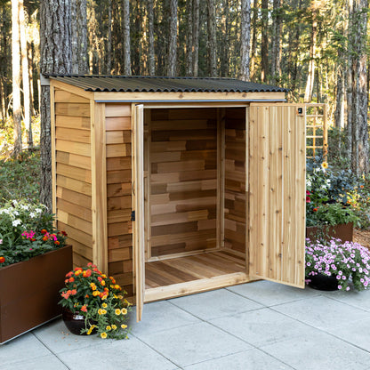 6′ x 3′ Patio Garden Shed