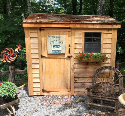 8′ x 4′ SpaceSaver Storage Shed – Single Door