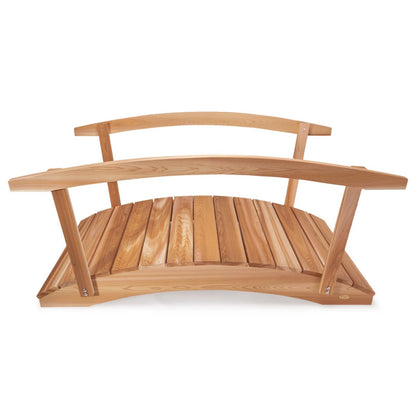 6′ Cedar Garden Bridge & Handrails