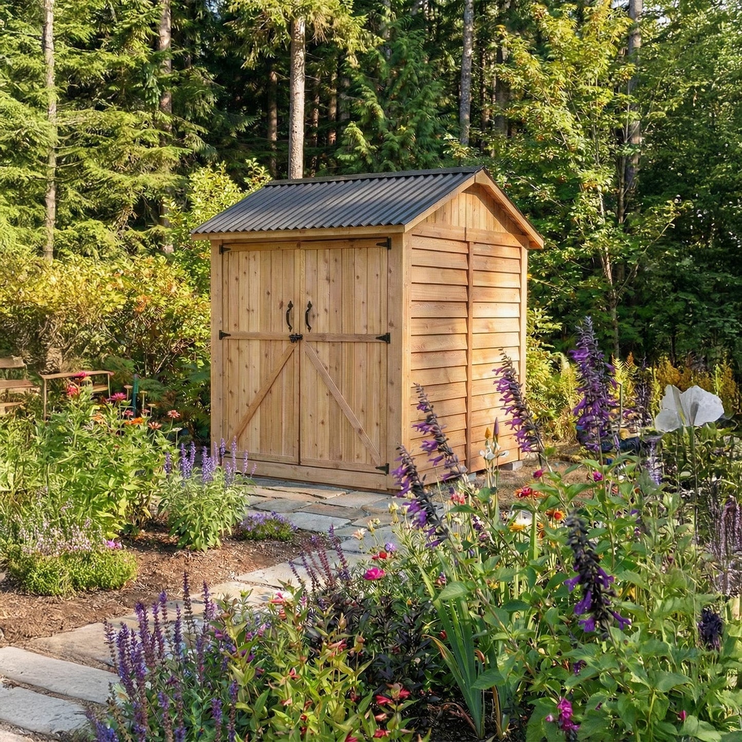 6′ x 6′ Maximizer Cedar Storage Shed