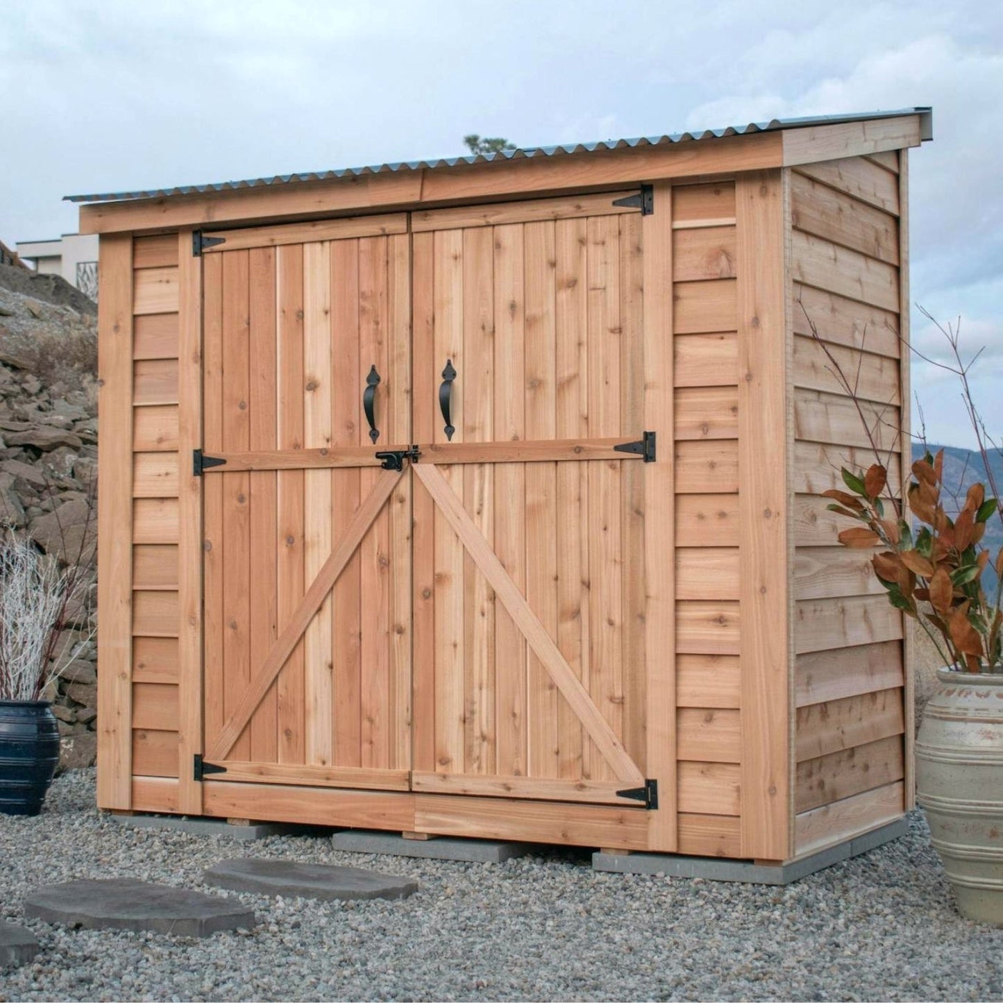 8′ x 4′ SpaceSaver Storage Shed – Double Doors