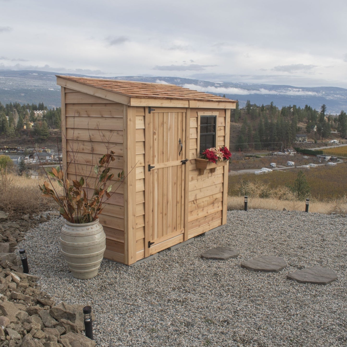 8′ x 4′ SpaceSaver Storage Shed – Single Door