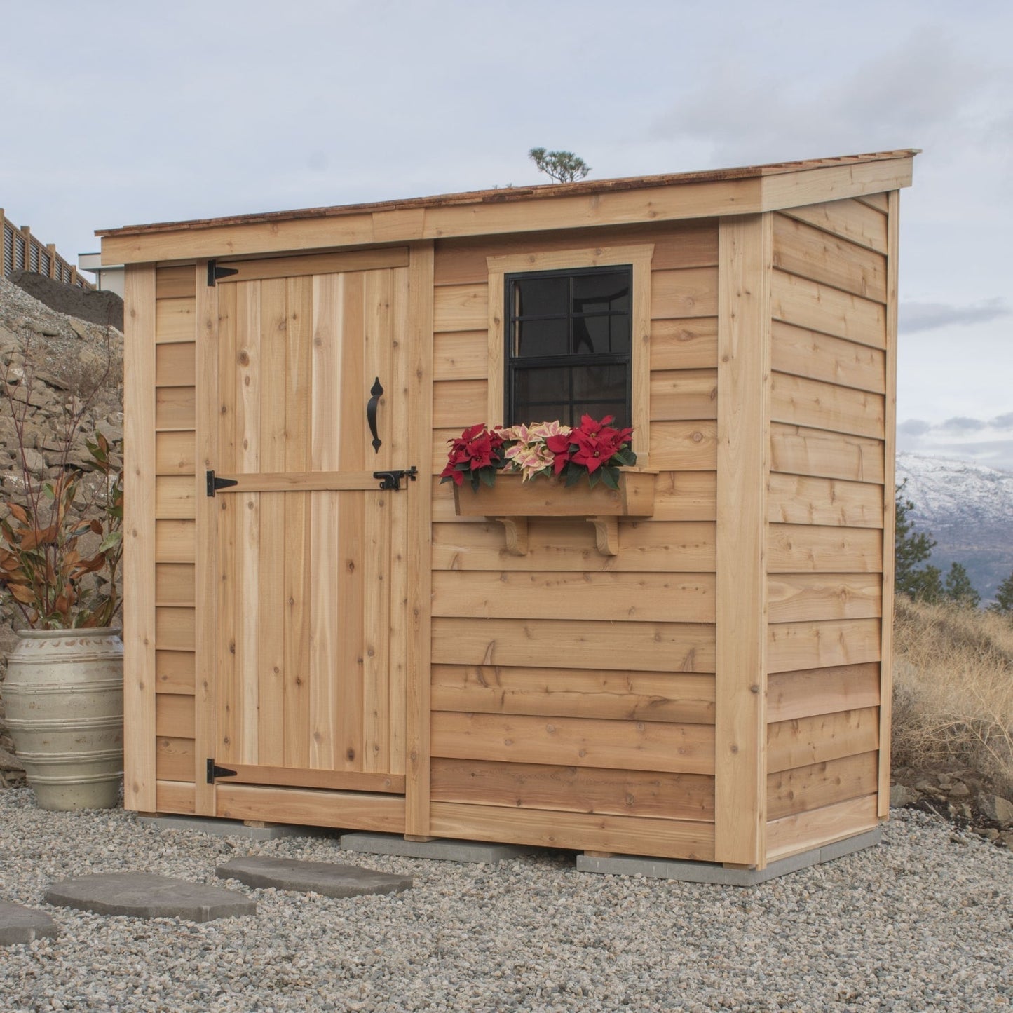 8′ x 4′ SpaceSaver Storage Shed – Single Door