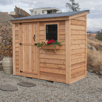 8′ x 4′ SpaceSaver Storage Shed – Single Door
