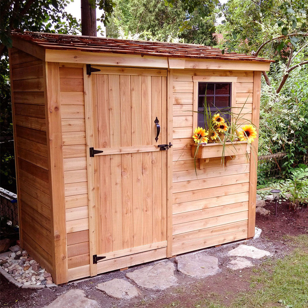 8′ x 4′ SpaceSaver Storage Shed – Single Door
