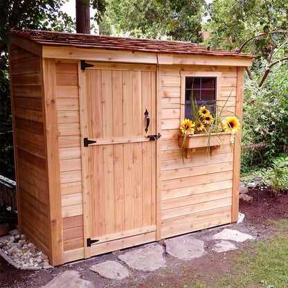 8′ x 4′ SpaceSaver Storage Shed – Single Door