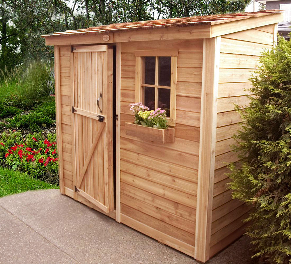 8′ x 4′ SpaceSaver Storage Shed – Single Door