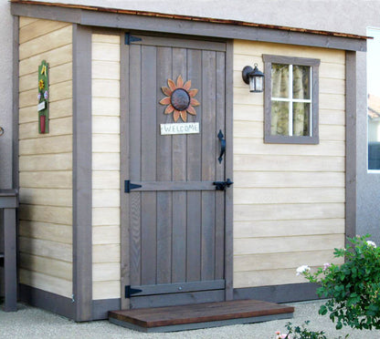 8′ x 4′ SpaceSaver Storage Shed – Single Door