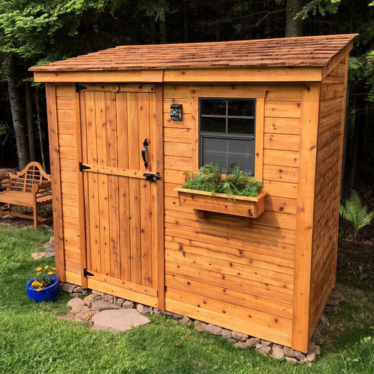 8′ x 4′ SpaceSaver Storage Shed – Single Door