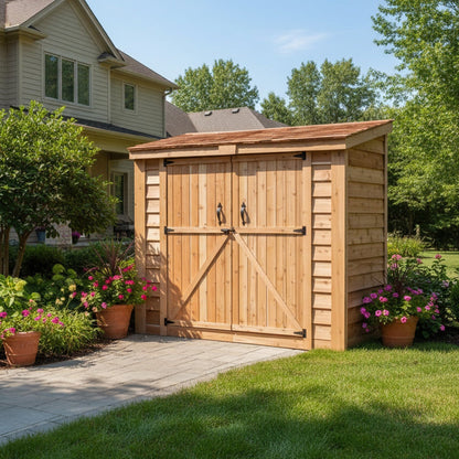 8′ x 4′ SpaceSaver Storage Shed – Double Doors
