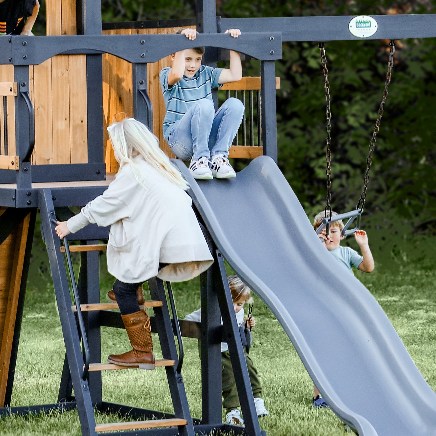 Timber Crossing Swing Set