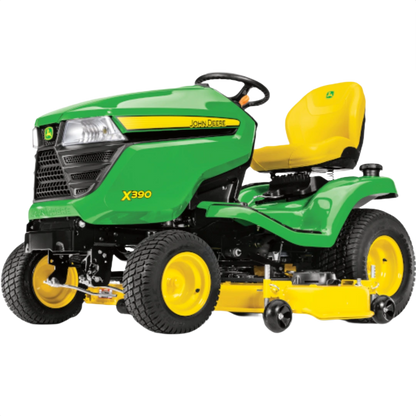 John Deere X390 Lawn Tractor with 54-In. Accel Deep Deck