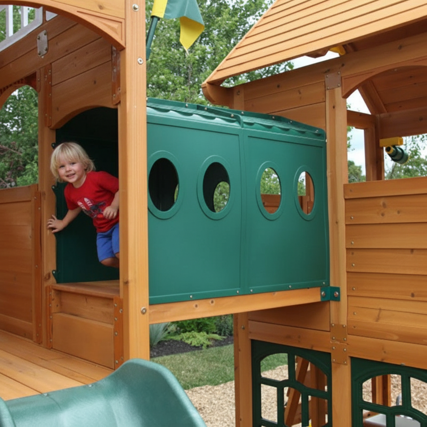 Paramount Wooden Swing Set / Playset