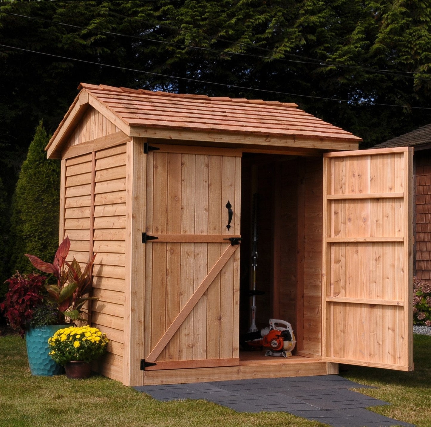 6′ x 6′ Maximizer Cedar Storage Shed