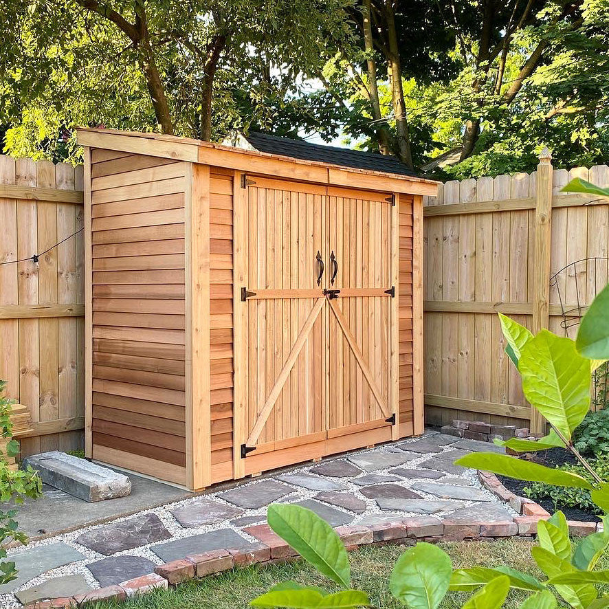 8′ x 4′ SpaceSaver Storage Shed – Double Doors
