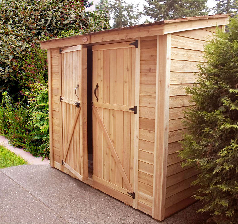 8′ x 4′ SpaceSaver Storage Shed – Double Doors