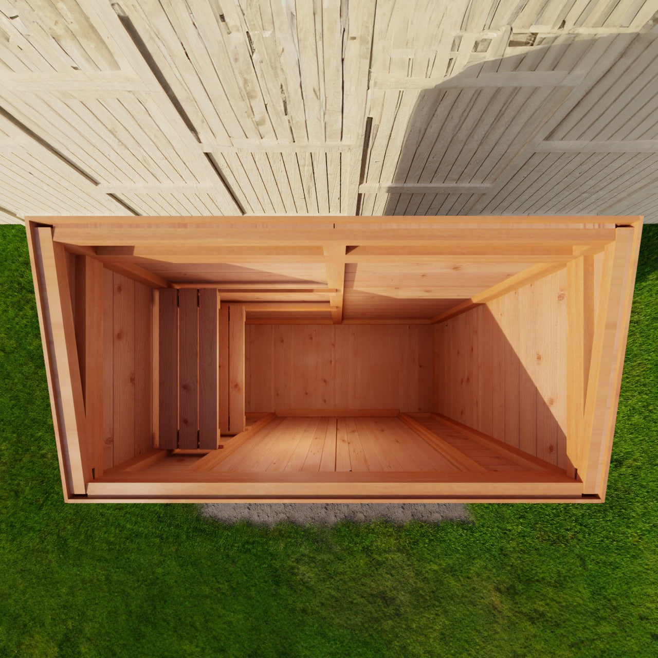 6′ x 3′ Patio Garden Shed