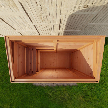 6′ x 3′ Patio Garden Shed